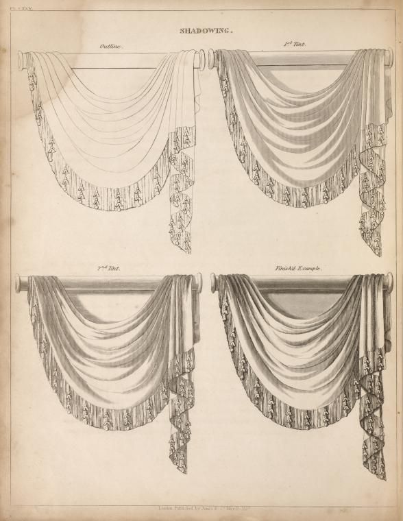 588x760 One Of Over Free Digital Items From The New York Public - Drawing The Curtains