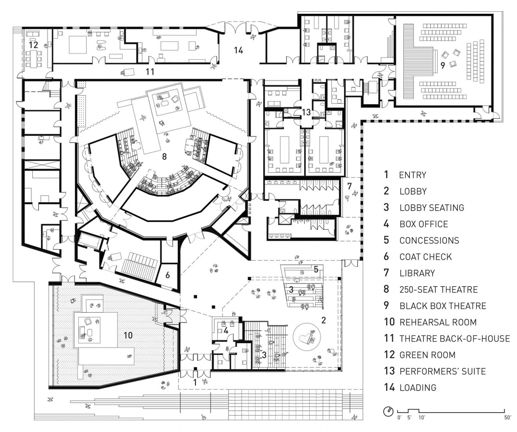 1055x880 Stage Drawing Theatre For Free Download - Drawing Theatre