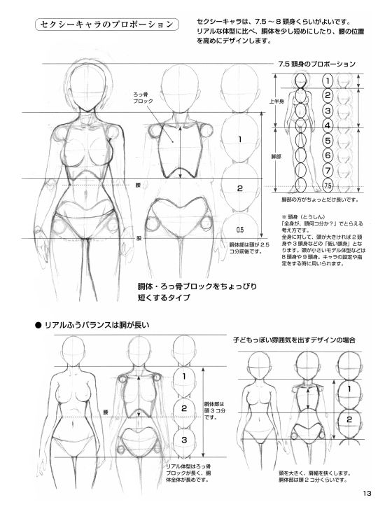 540x724 body drawing tutorial draw, anatomy - Drawing Theory