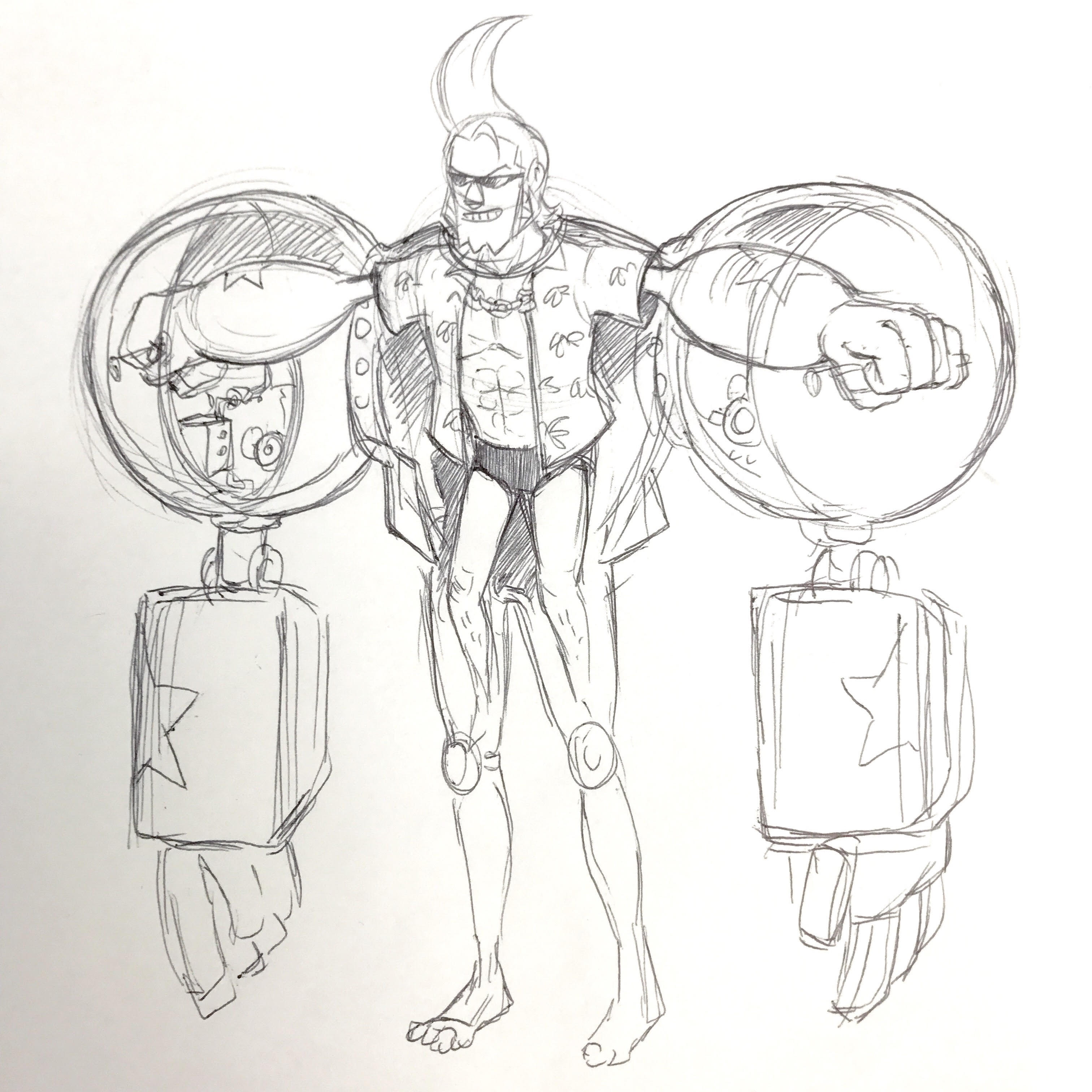 3024x3024 random theory about franky - Drawing Theory