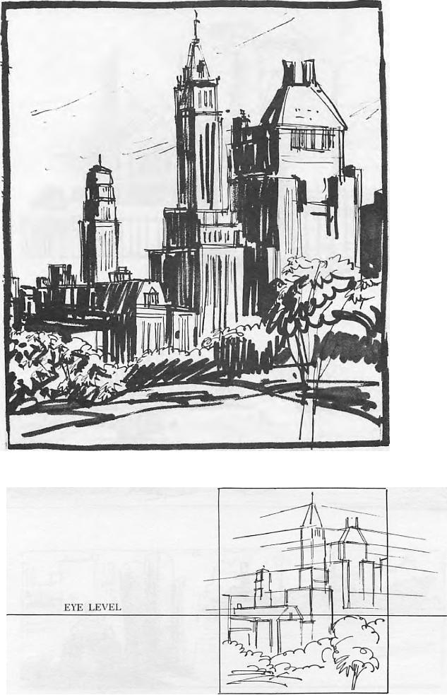 633x983 basics of perspective drawing with one point two point perspective - Drawing Theory