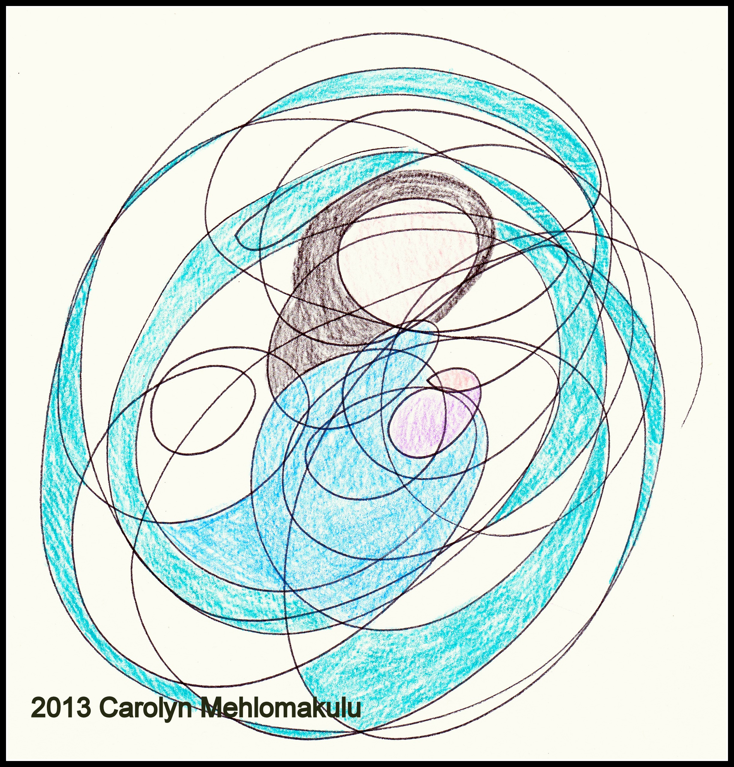 2445x2557 Scribble Drawings Part - Drawing Therapy