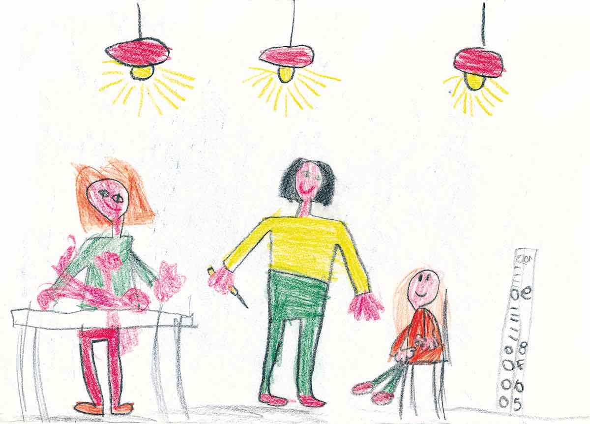 1200x862 what does a family drawing reveal - Drawing Therapy