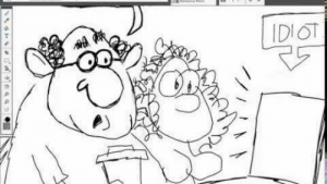 300x169 idiot go watch this week's video of me drawing this weeks cartoons - Drawing This