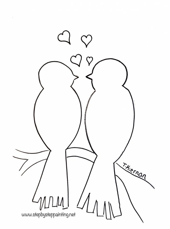 596x800 Free Traceables - Drawing To Paint