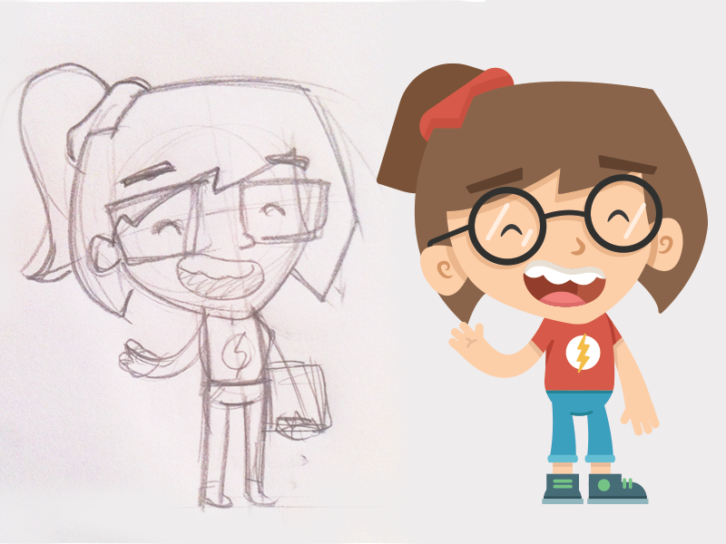 800x600 Me Sketch To Vector In Motion Graphics Illustrations - Drawing To Vector