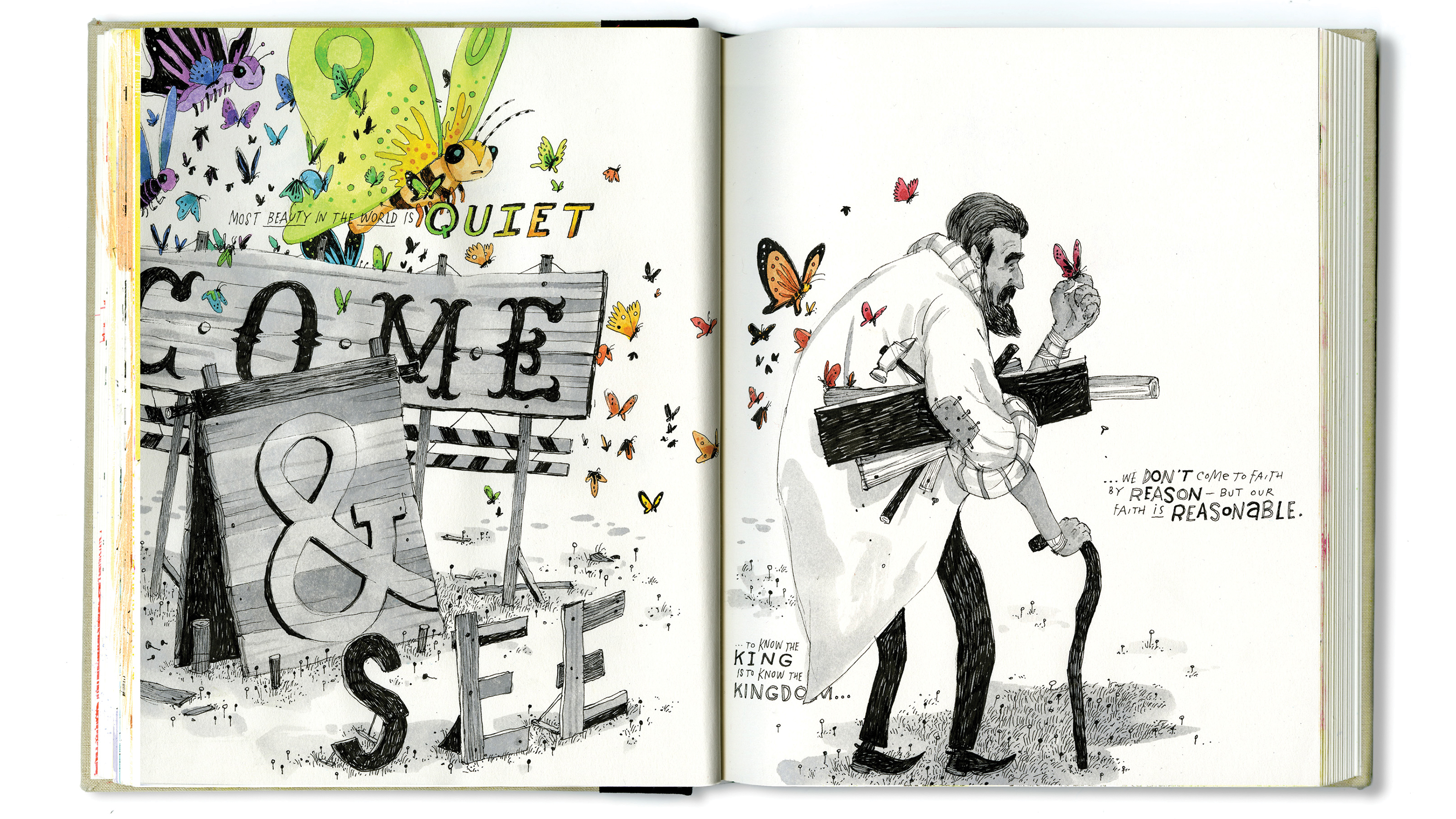 3000x1688 The Weird And Wonderful Church Drawings Of John H - Drawing Today