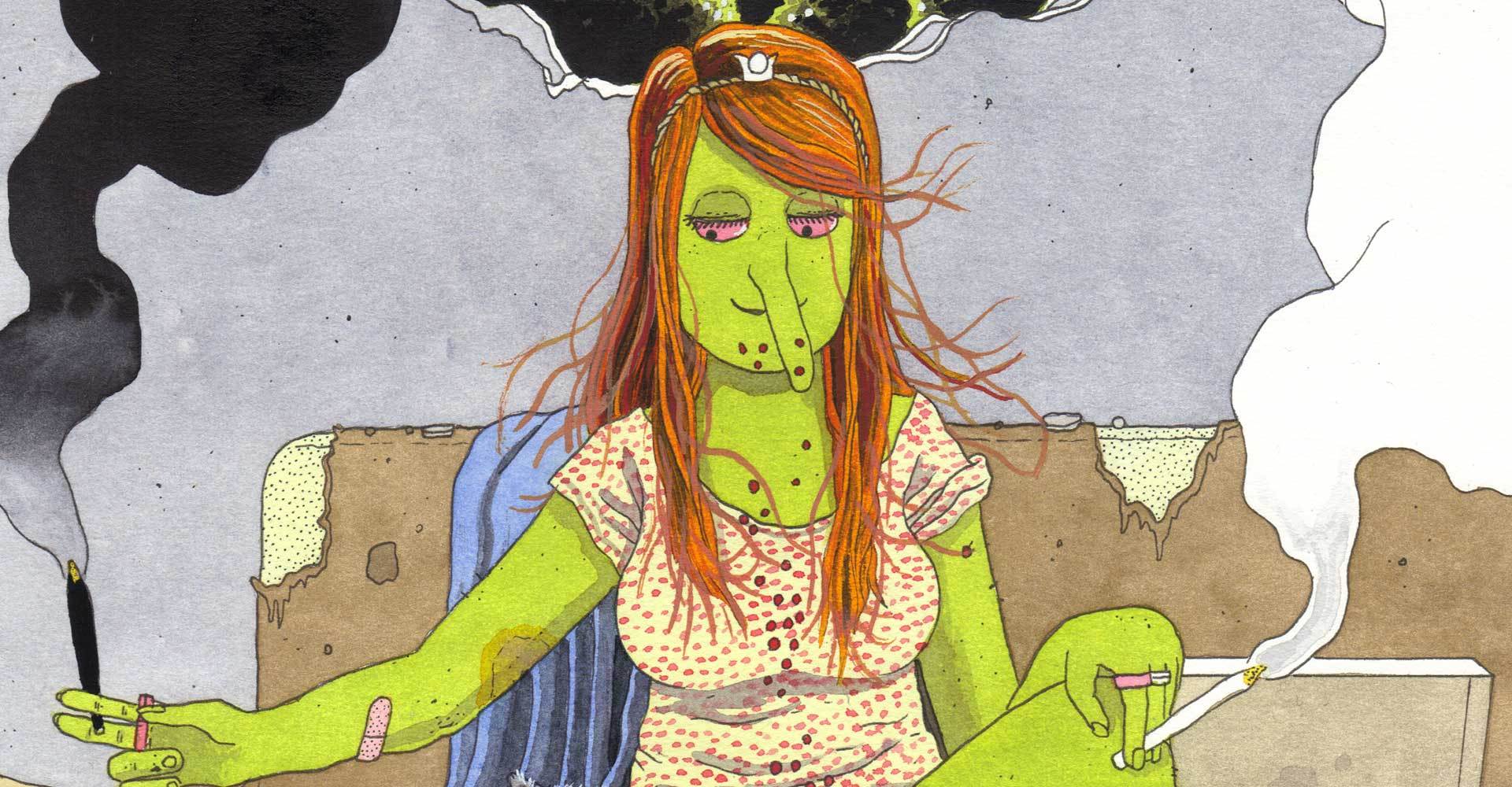 1920x1000 Opposites Attract Simon Hanselmann And Grant Gronewold On Living - Drawing Together