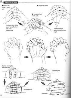 236x323 how to draw hands together drawing techniques drawings, how - Drawing Together