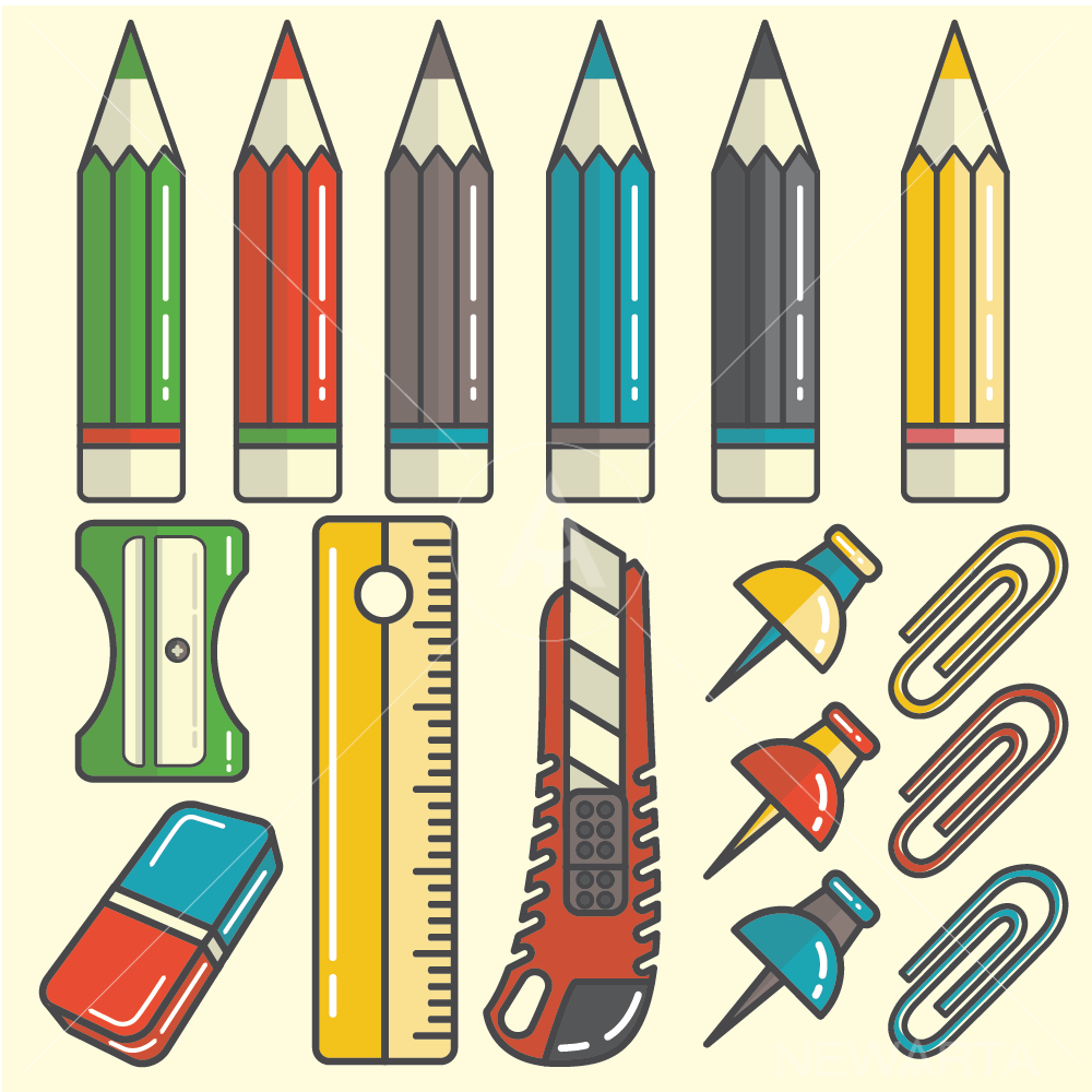 1000x1000 Drawing Tools Vector - Drawing Tools