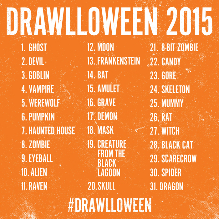 700x700 Drawlloween On Behance - Drawing Topics