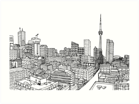549x413 Toronto Drawing - Drawing Toronto