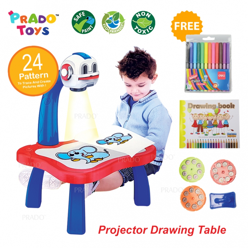 800x800 prado new projector drawing table painting projection light toys - Drawing Toys