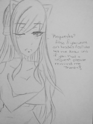 320x427 Ok Writing Traduction Requests Also If You Want Art Trades - Drawing Traduction