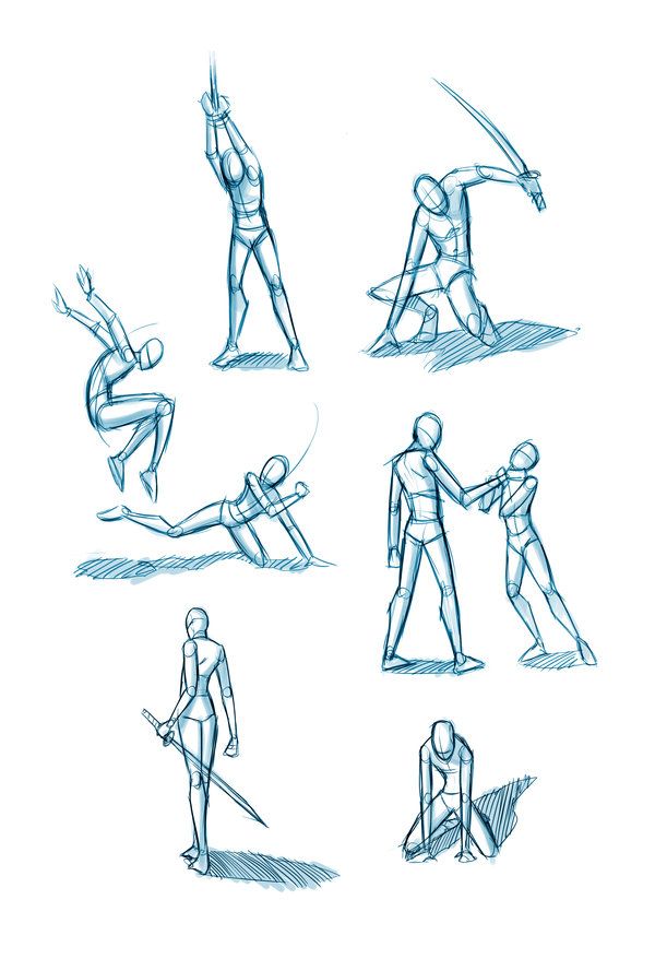 600x878 training poses for my stories without the swords and with armor - Drawing Training