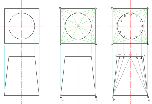 500x343 Development Of Transition Pieces - Drawing Transition