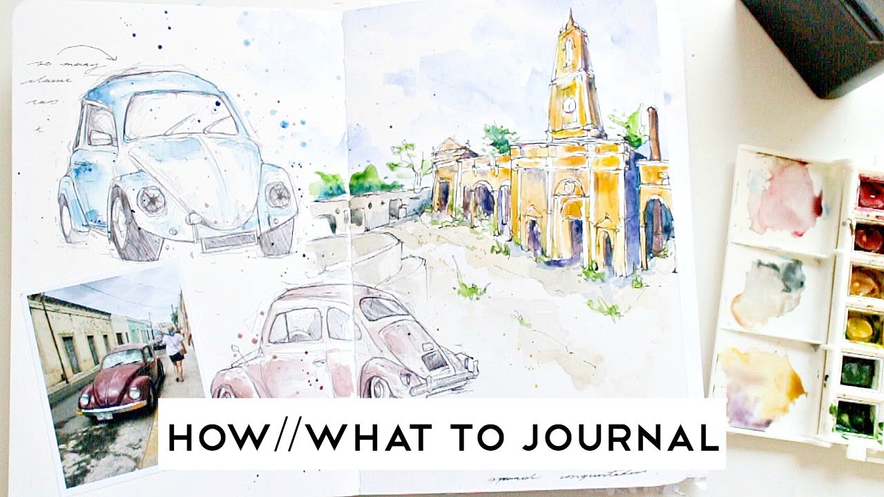 1280x720 travel journal tips - Drawing Travel