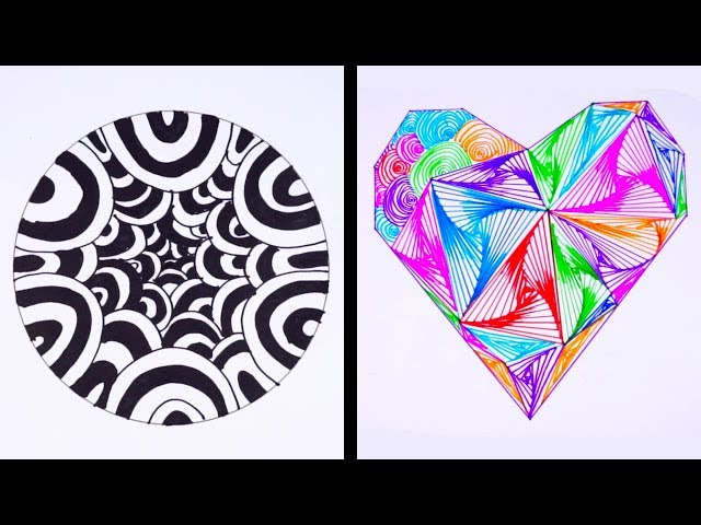 640x480 mix drawing tricks or magical art techniques - Drawing Tricks