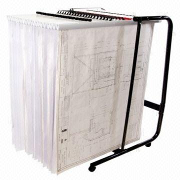 360x360 plan hanging stand, drawing trolley, blueprint hanging rack ideal - Drawing Trolley