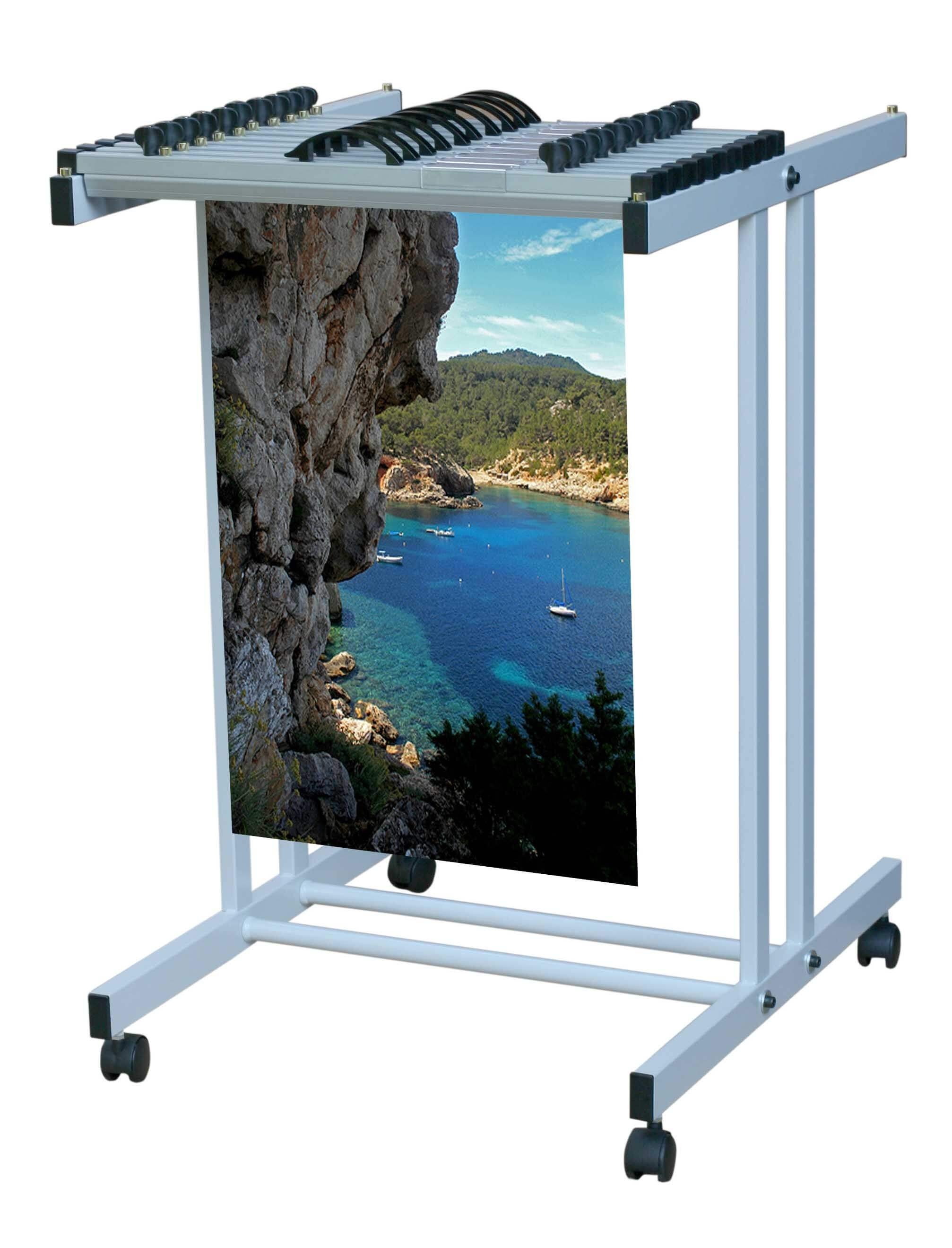 2014x2638 View Plan Top Load Drawing Trolley A0 Areej Stationery - Drawing Trolley