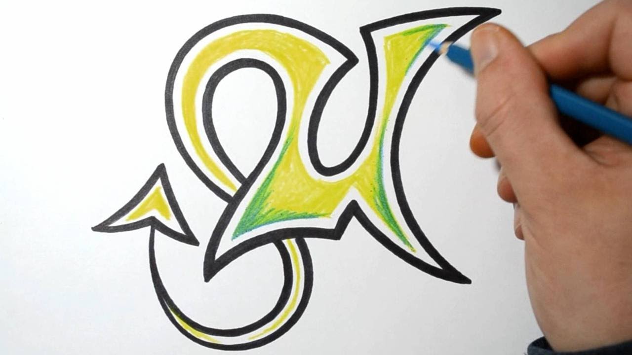 1280x720 How To Draw Wild Graffiti Letters - Drawing U