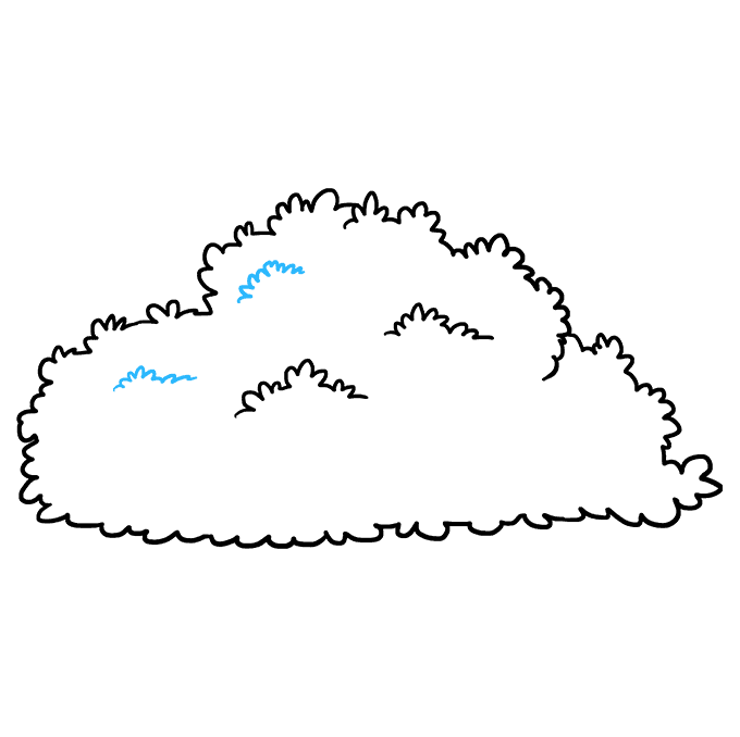 680x678 How To Draw A Bush - Drawing U