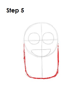 300x388 How To Draw A Minion - Drawing U