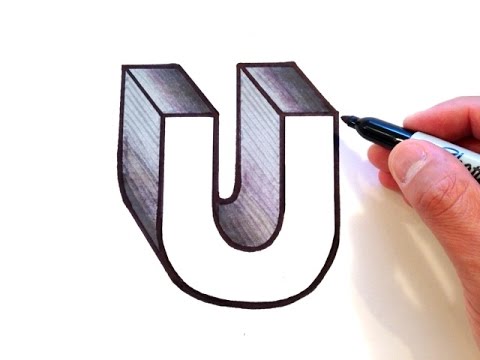 480x360 How To Draw The Letter U - Drawing U