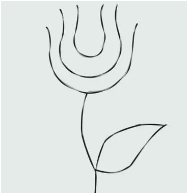 369x381 How To Draw A Flower - Drawing U