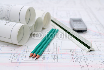 400x268 Architectural Plans And Drawing Utensils Buy Photos Ap Images - Drawing Utensils