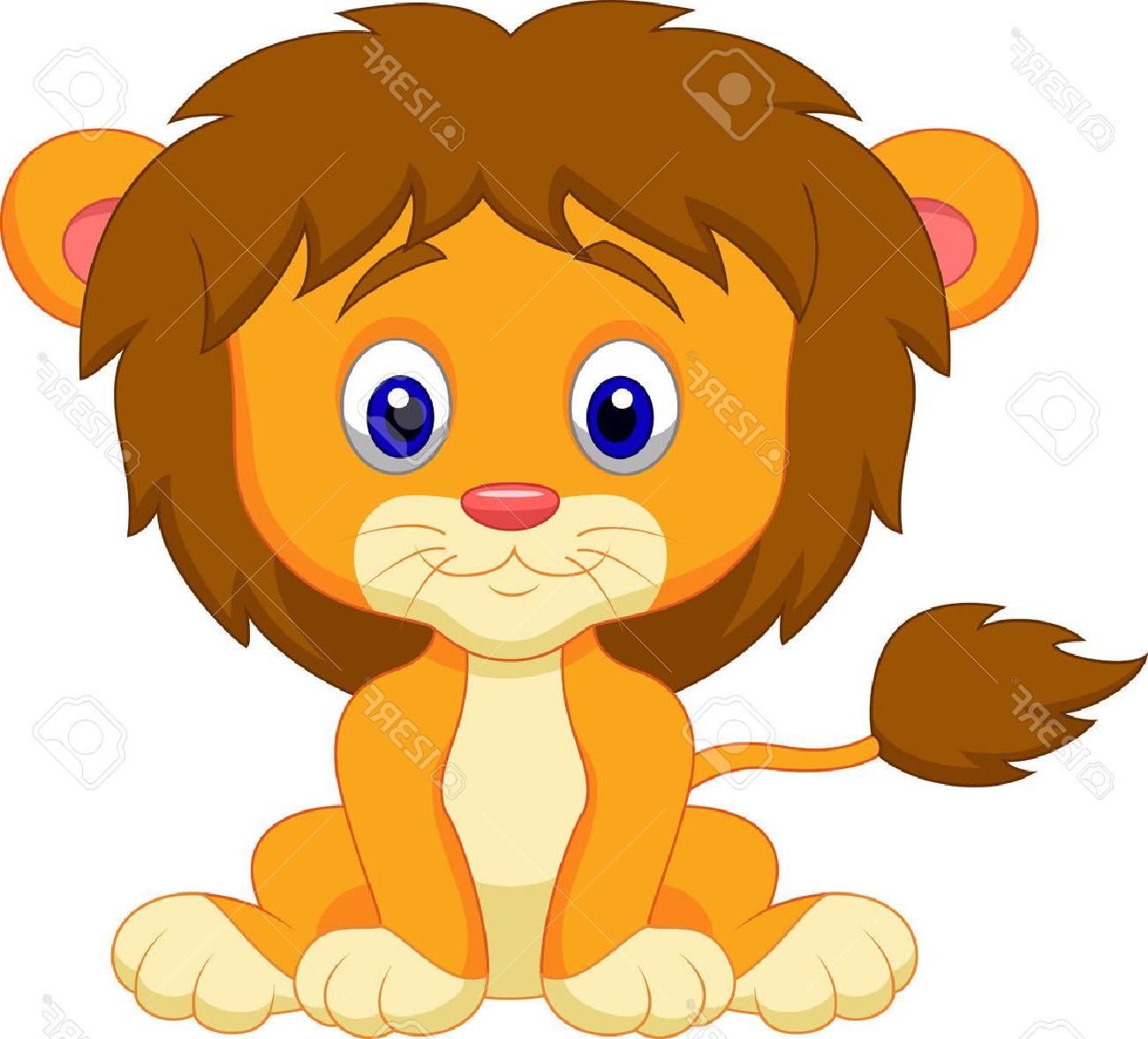 1300x1177 unique baby lion cartoon drawing vector drawing free vector art - Drawing Vector Graphics