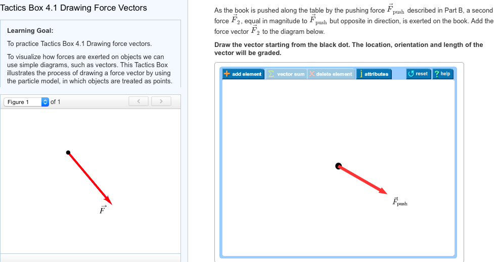 987x519 Solved Tactics Box Drawing Force Vectors Learning Goa - Drawing Vectors