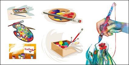 425x215 Vector Drawing Material Vector, Free Illustrator Brushes Vectors - Drawing Vectors