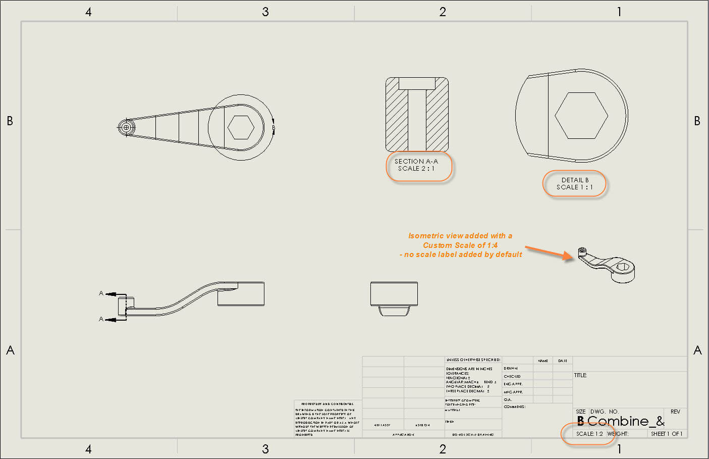 1405x909 Automatically Add A Solidworks Scale Label To All Drawing Views - Drawing Views