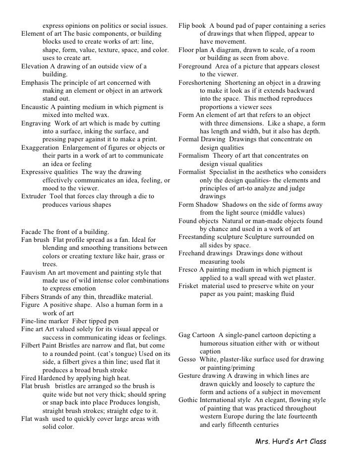 728x942 Drawing Vocabulary Converge For Free Download - Drawing Vocabulary