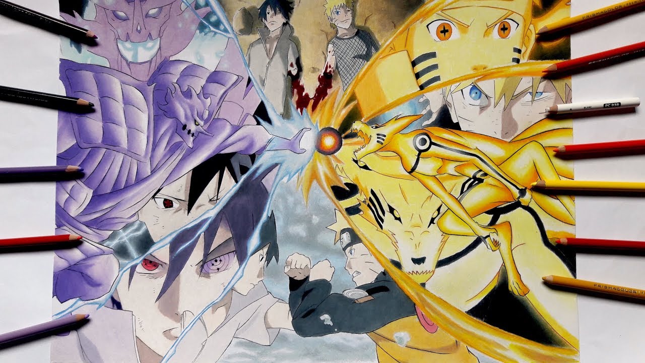 1280x720 Speed Drawing - Drawing Vs Drawing