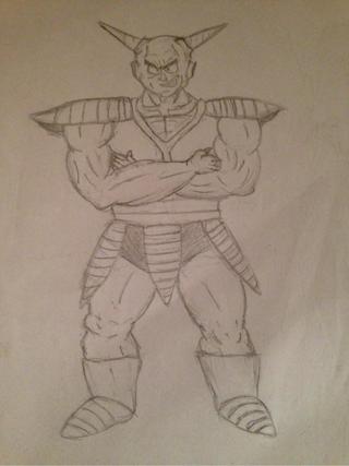 320x427 I Wanted To Draw My Own Dragonball Z Character Using Just My - Drawing Wanted