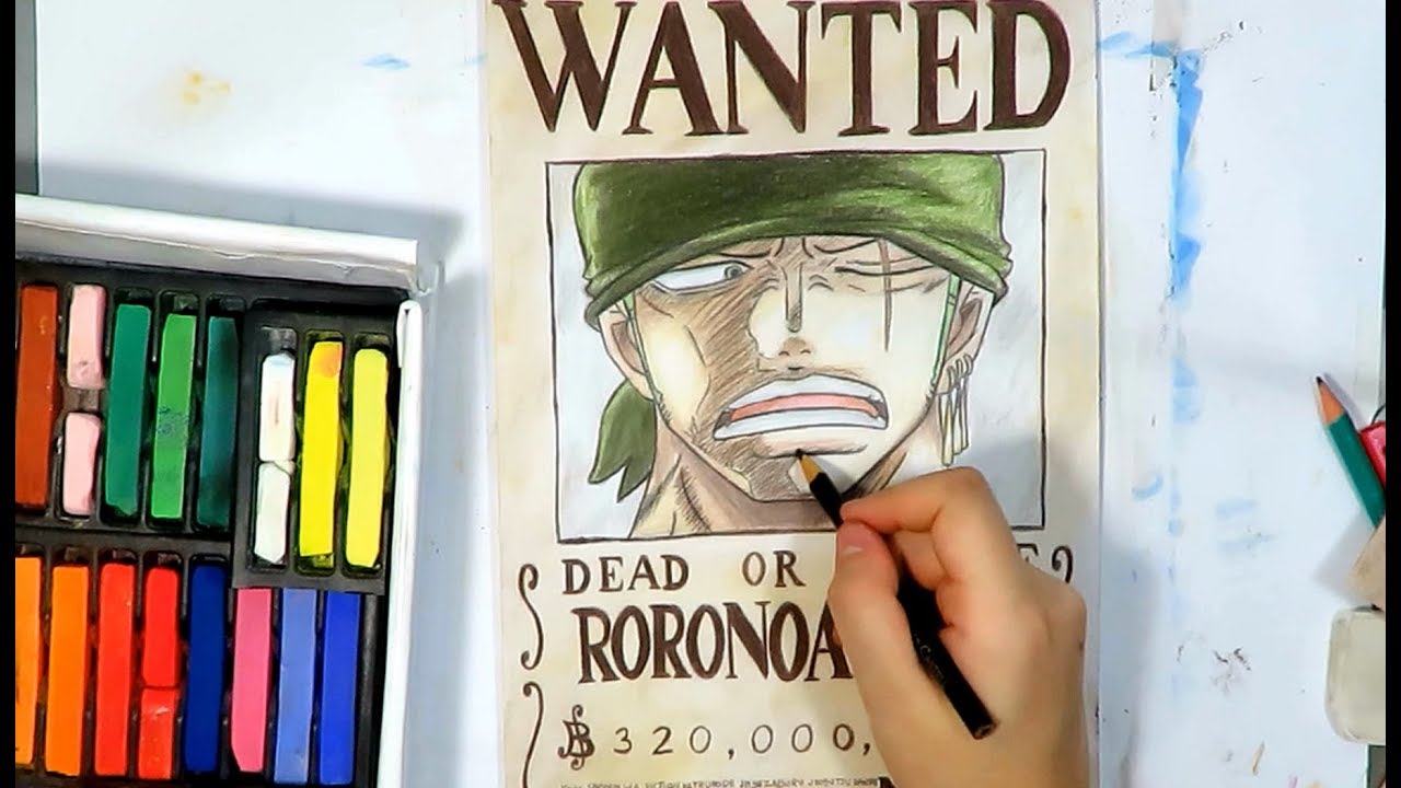 1280x720 One Piece Roronoa Zoro Speed Drawing - Drawing Wanted