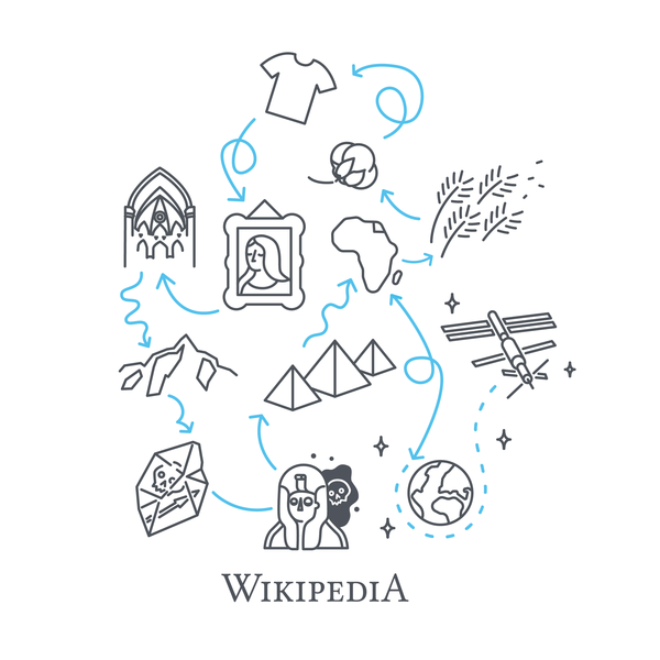 600x600 Wikipedia Rabbit Hole T Shirt - Drawing Wikipedia