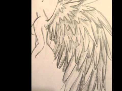480x360 Tutorial How To Draw Angel Wings - Drawing Wings Tutorial