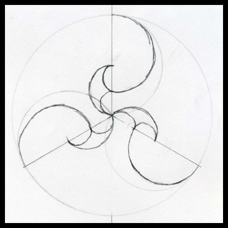 324x324 Celtic Knots - Drawing With Compass