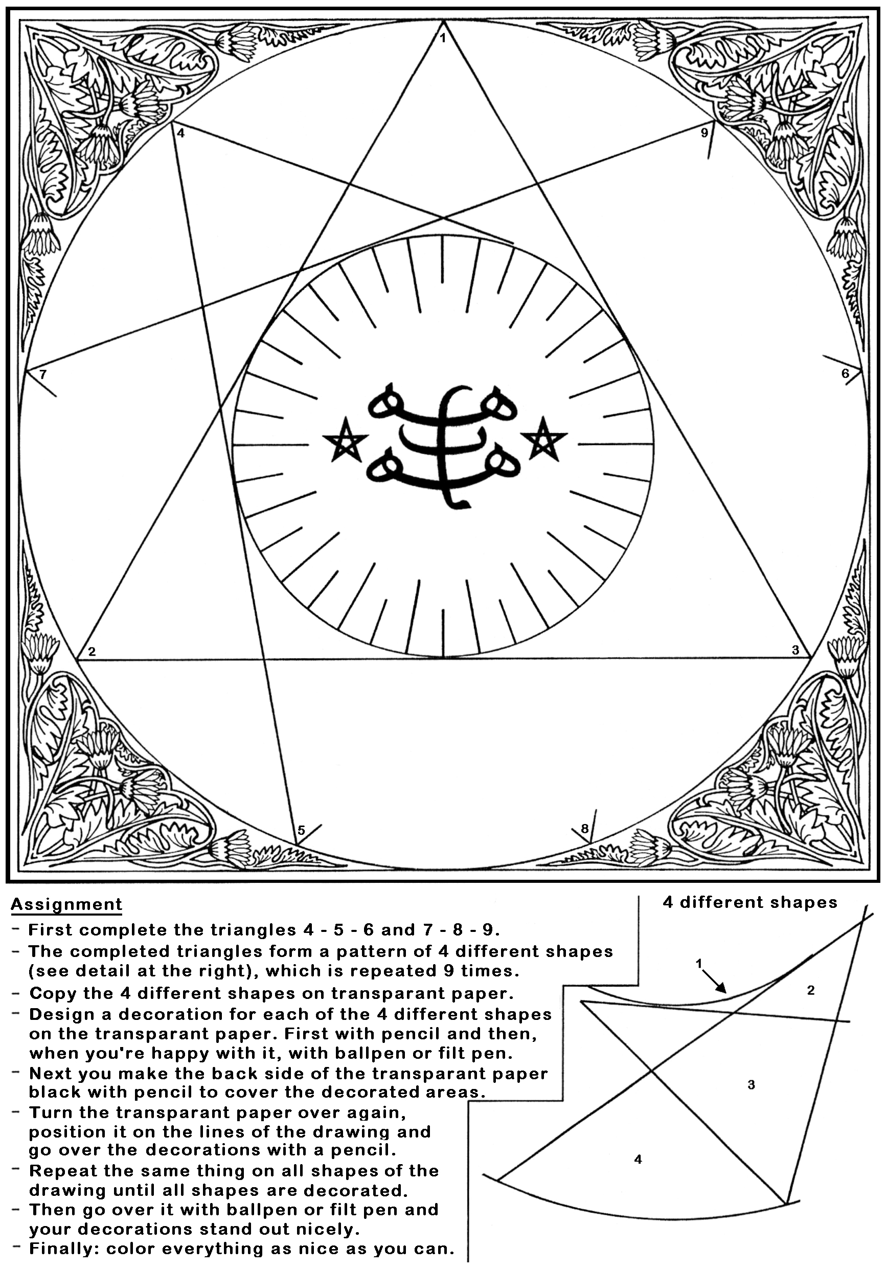 Drawing With Triangles at PaintingValley.com | Explore collection of ...