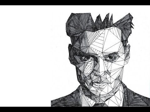 480x360 Captivating Celebrity Portraits Made With Triangles - Drawing With Triangles