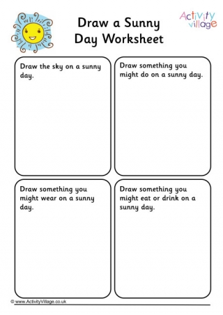 320x452 Draw The Weather Worksheets - Drawing Worksheets