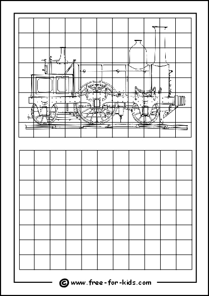 415x586 Grid Drawing Worksheets With Pictures For Drawing Practice - Drawing Worksheets