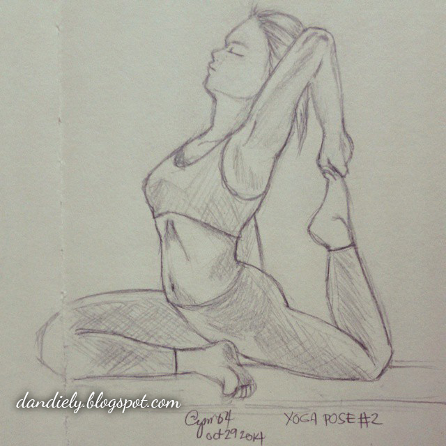 640x640 Yoga Pose - Drawing Yoga