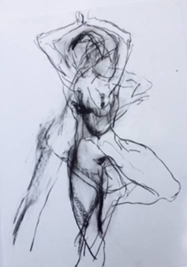 375x536 Yoga Tree Pose Drawing - Drawing Yoga