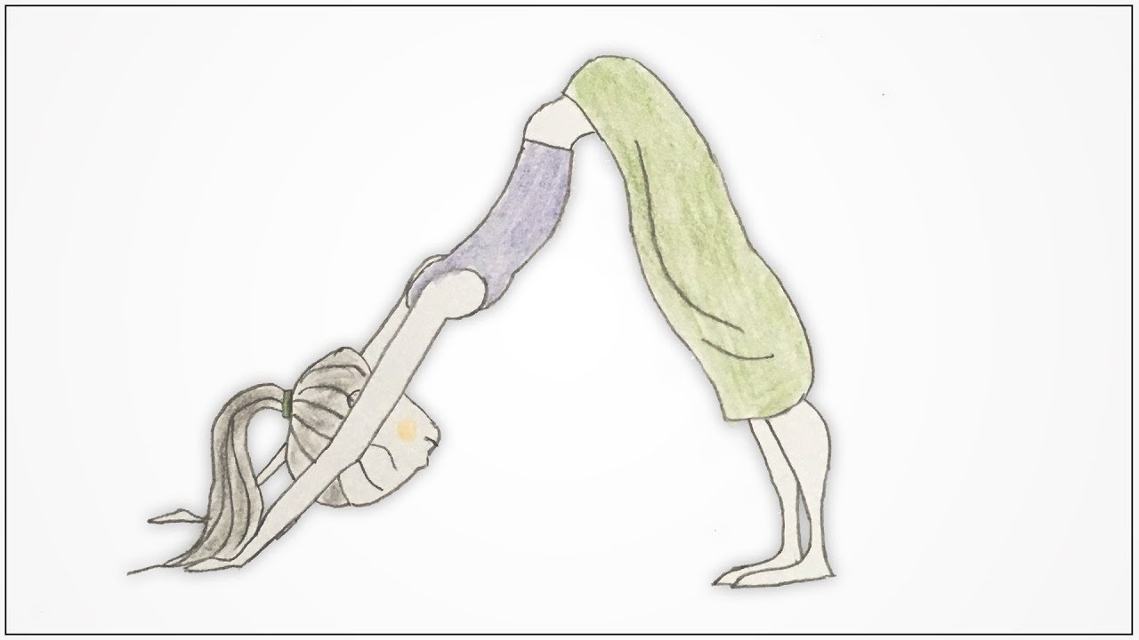 1280x720 How To Draw A Yoga Poses - Drawing Yoga