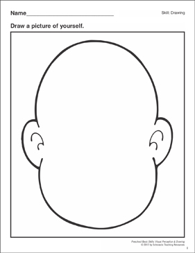281x365 drawing yourself preschool basic skills - Drawing Yourself