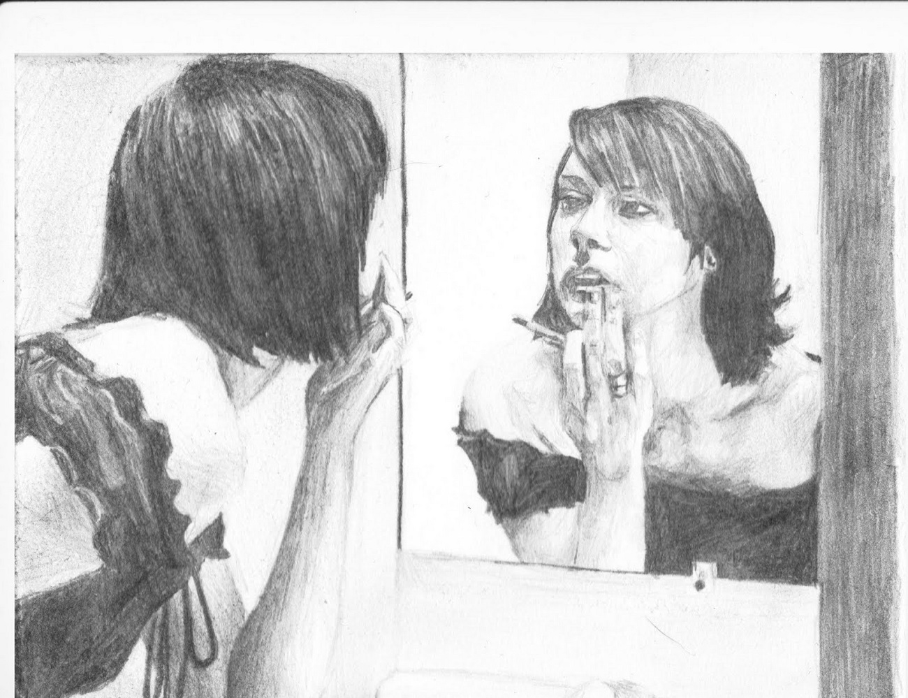 1300x999 How To Come Up With Drawing Ideas - Drawing Yourself